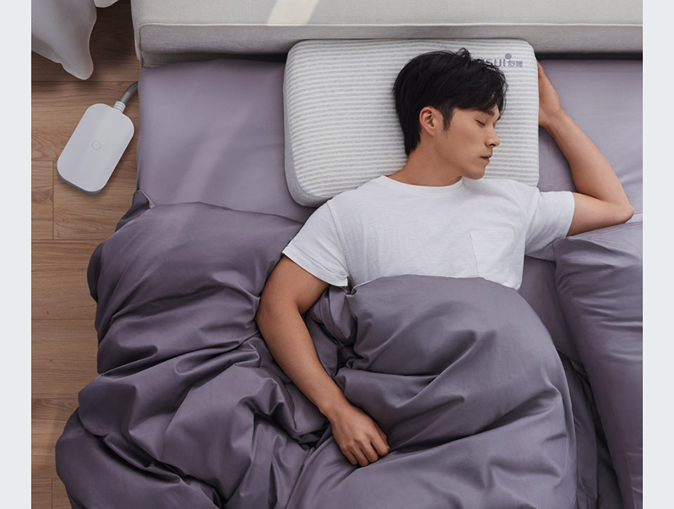 Anti-snoring pillow by MiOT Ecosystem using